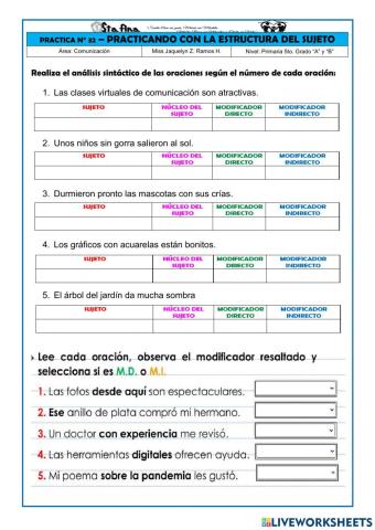 Estructura del sujeto