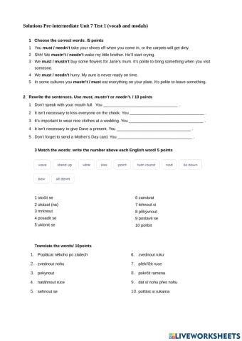 Test U7 second version