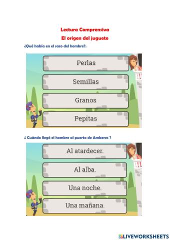 Lectura comprensiva -Barco de vela-