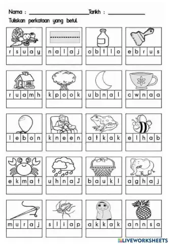 Perkataan Suku Kata Tertutup