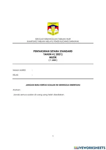Pentaksiran setara standard