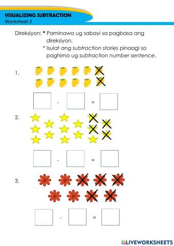 Visualizing Subtraction -2