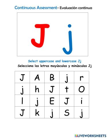 Letter Jj