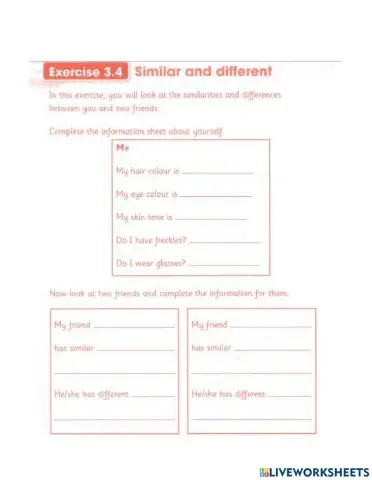 P3 Science similar or different