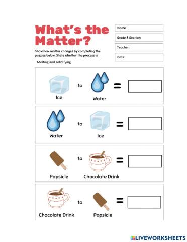 G3 solidifying & melting