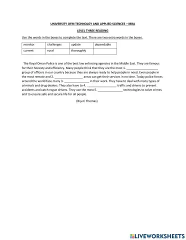 L3 Reading Unit 10 R A ROP 4