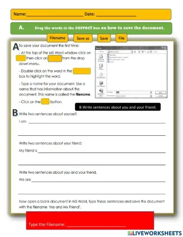 Ms Word Encoding Activity