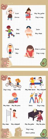 English 4 - Unit 5: What can you do?