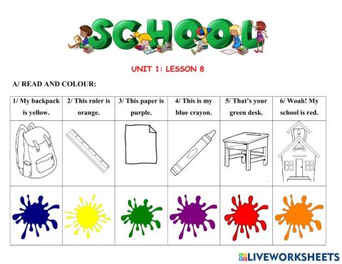Hang Out Starter Unit 1 School Lesson 8