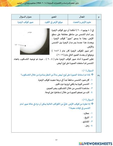 السؤال الواحد و الثلاثين