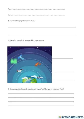 Tercer socials - atmosfera i temps atmosfèric
