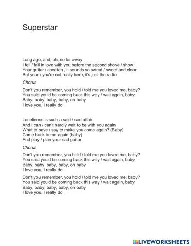 Superstar - The Carpenters