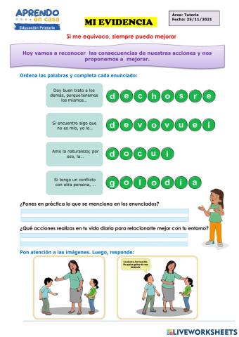 Si me equivoco, siempre puedo mejorar