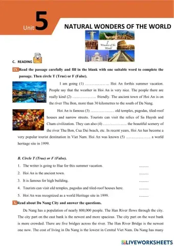 English 6 Big4 Unit 5 Reading Skill