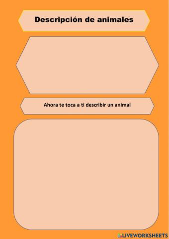 Descripción de animales