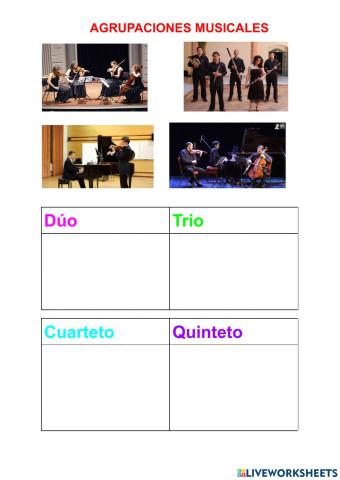 Agrupamientos musicales
