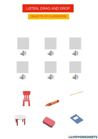 Objects of classroom