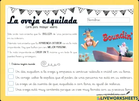 La oveja esquilada 1