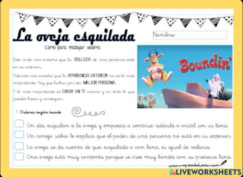 La oveja esquilada 1