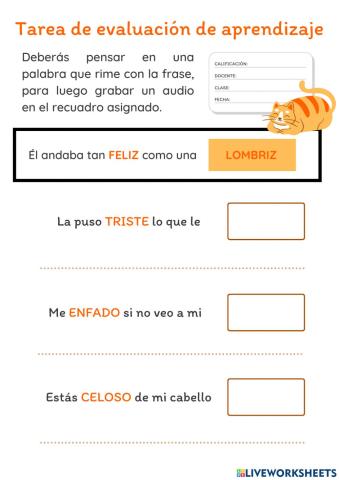 Tarea de evaluación de aprendizaje - NIVEL AVANZADO