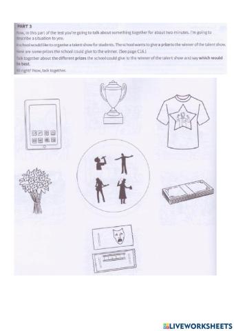 speaking part 3 and 4