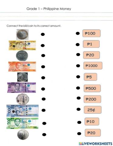 Identifying Philippine Money