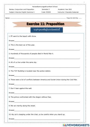 Preposition