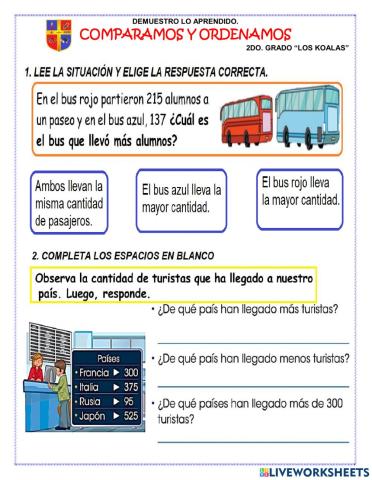 Demuestro lo aprendido