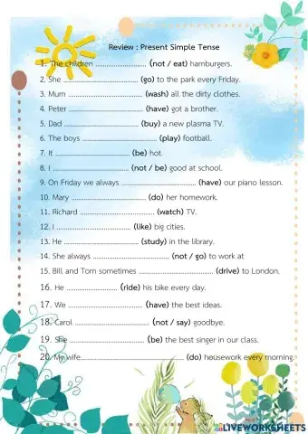 Present  simple tense