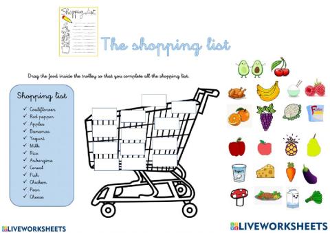Shopping list