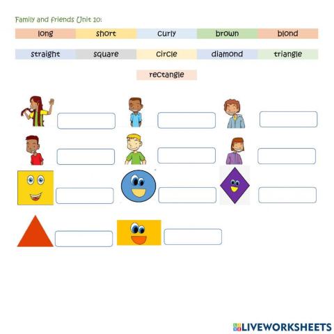 Family and Friends unit 10