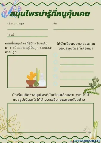 สมุนไพร