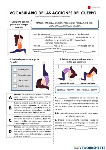 Las posturas del cuerpo