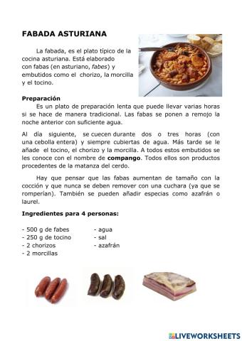 Receta fabada asturiana