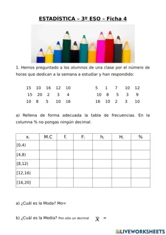 Estadística- Ficha 4