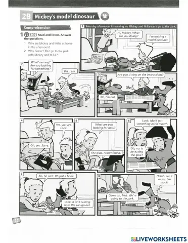 Mickey's Model Dinosaur