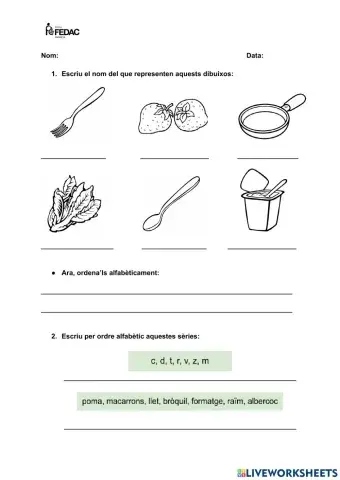 Abecedari fitxa 2