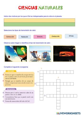 Calor-energía del sol