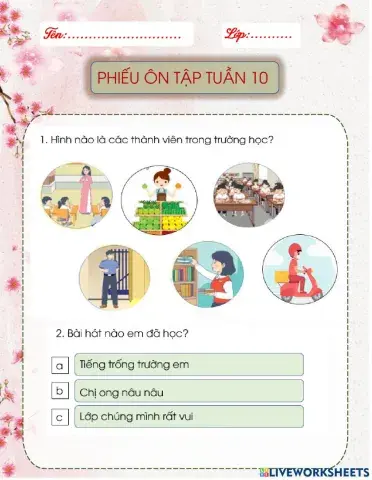 Ôn tập - Tuần 10
