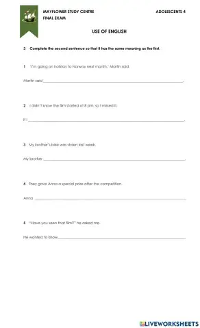 Ado 4 fe use of english 3 2021