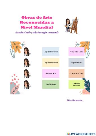 Obras de arte reconocidas