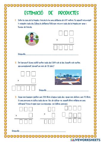 Estimació de productes