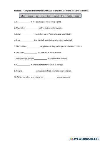 Grade 7 - Used to Vbare