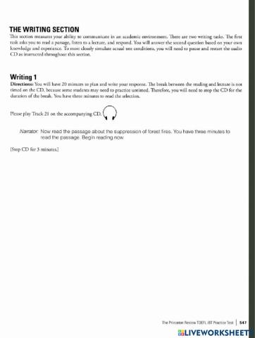 Writing mixed exercise