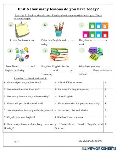 TA5-Worksheet Unit 6