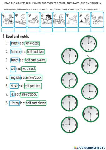 Subjects and time