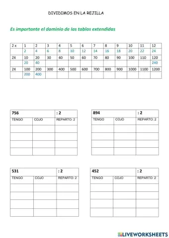 Division abn rejilla