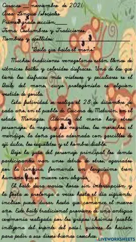 Costumbres y Tradiciones