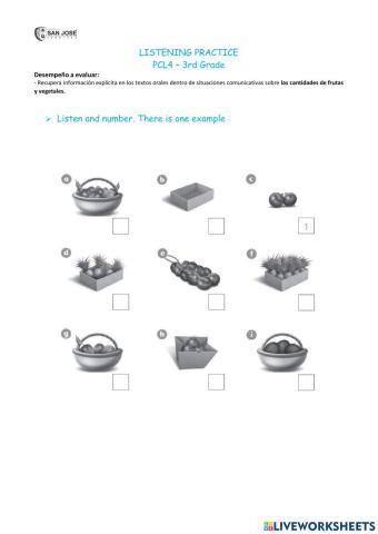 Listening lots of some any