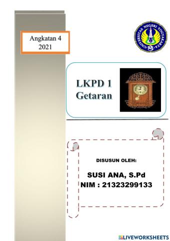 Lkpd getaran